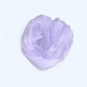 Chiffon Lavender Light Purple Shawl Soft